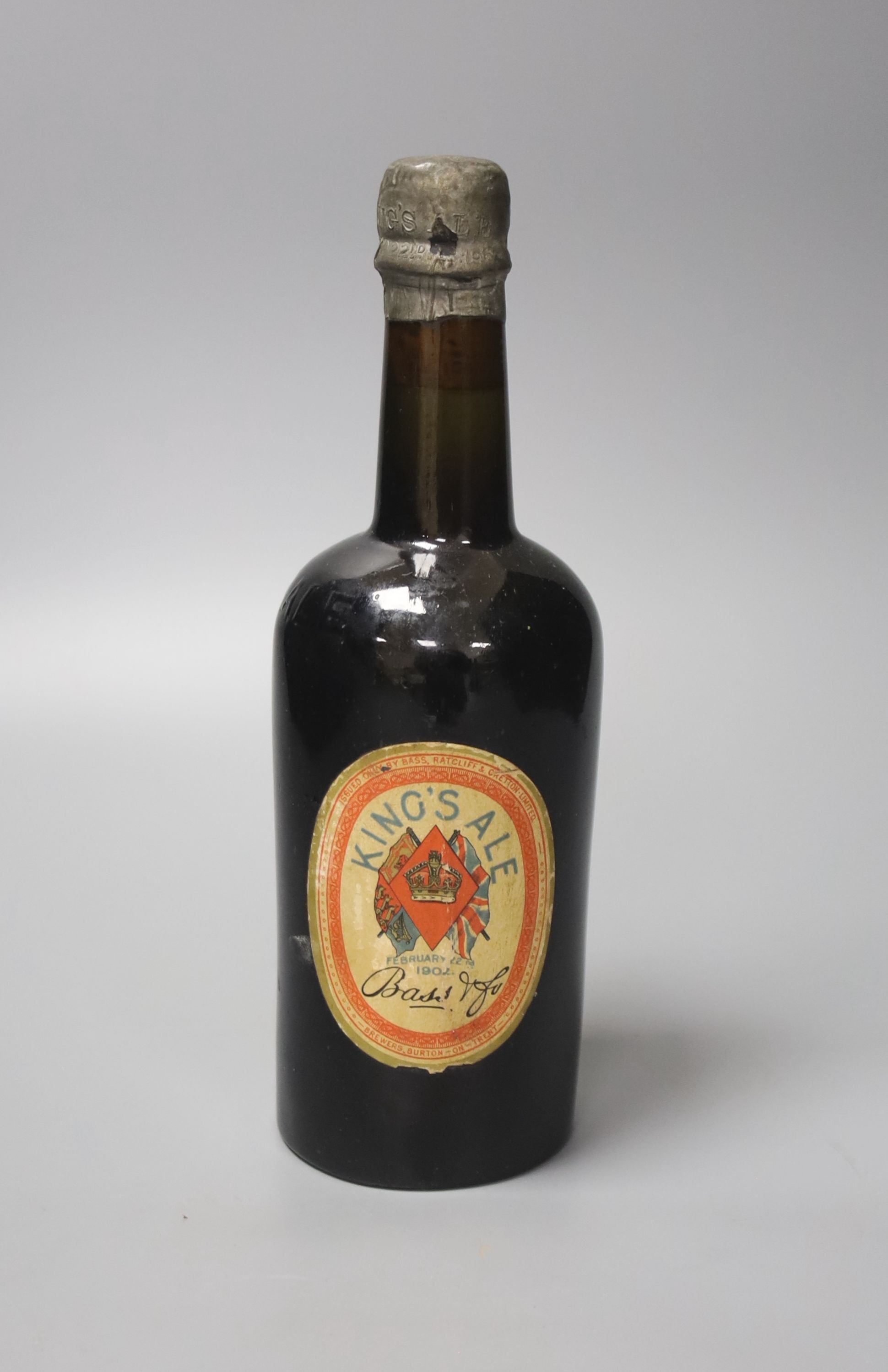 A bottle of King's Ale, Bass 1902